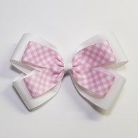 5" Pink Gingham 