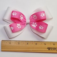 5" Hot Pink Paw Print