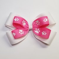5" Hot Pink Paw Print