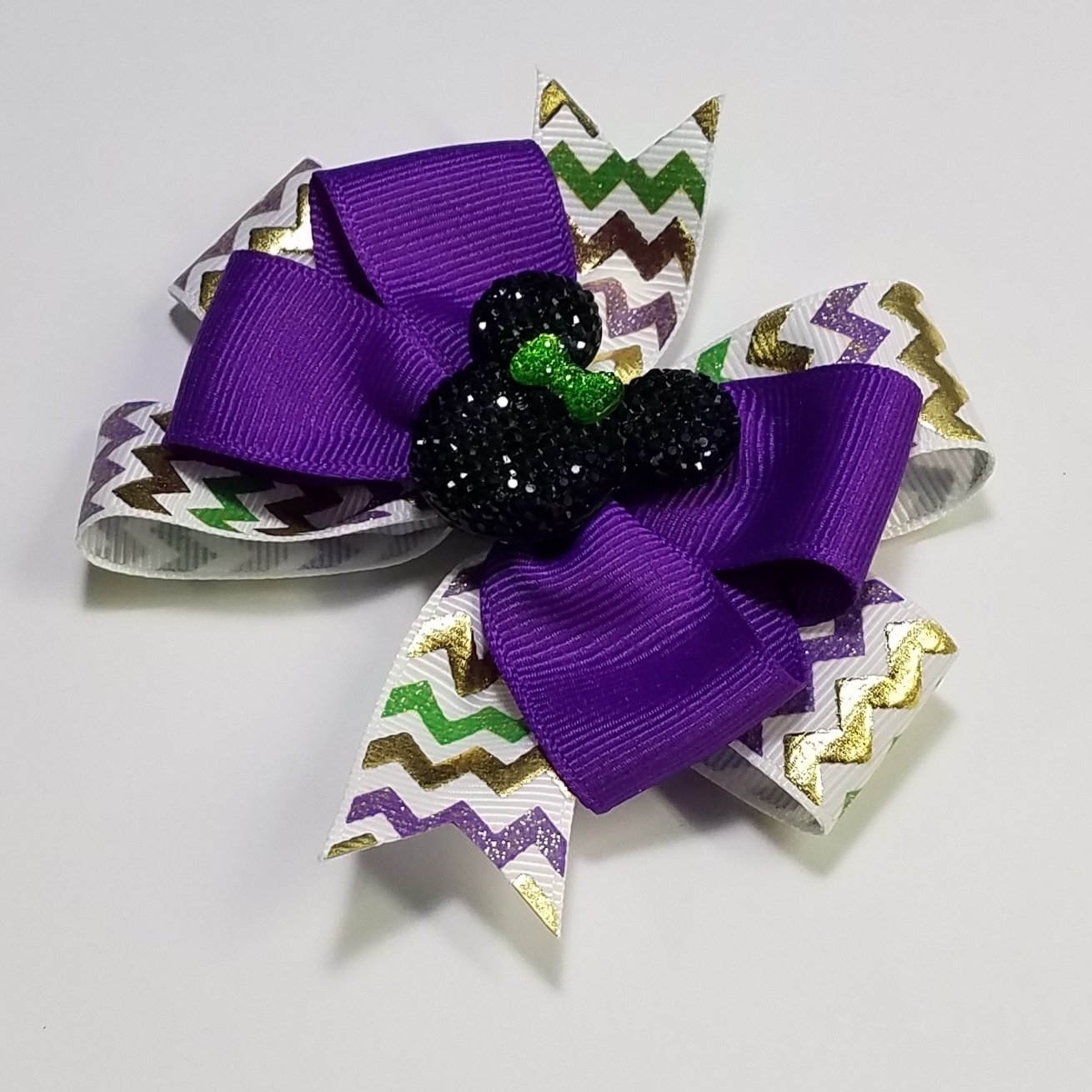 3.5" Mardi Gras Chevron