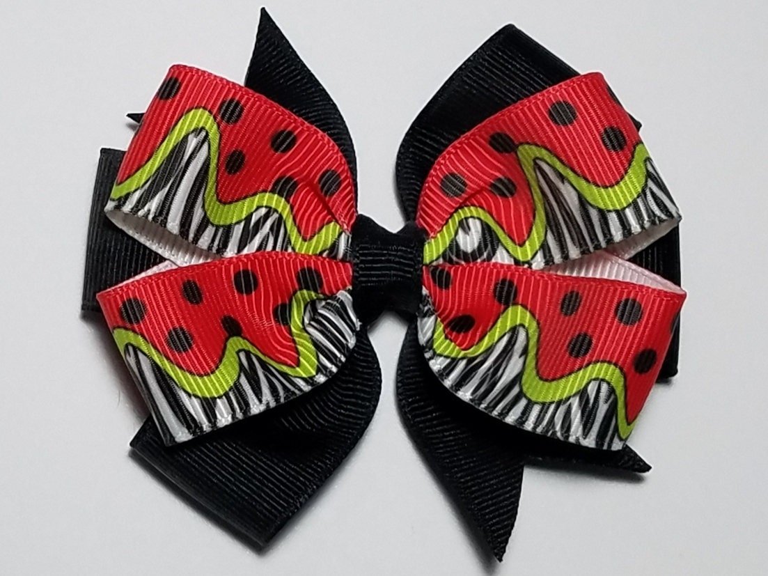 3.5" Zebra Polka Dot