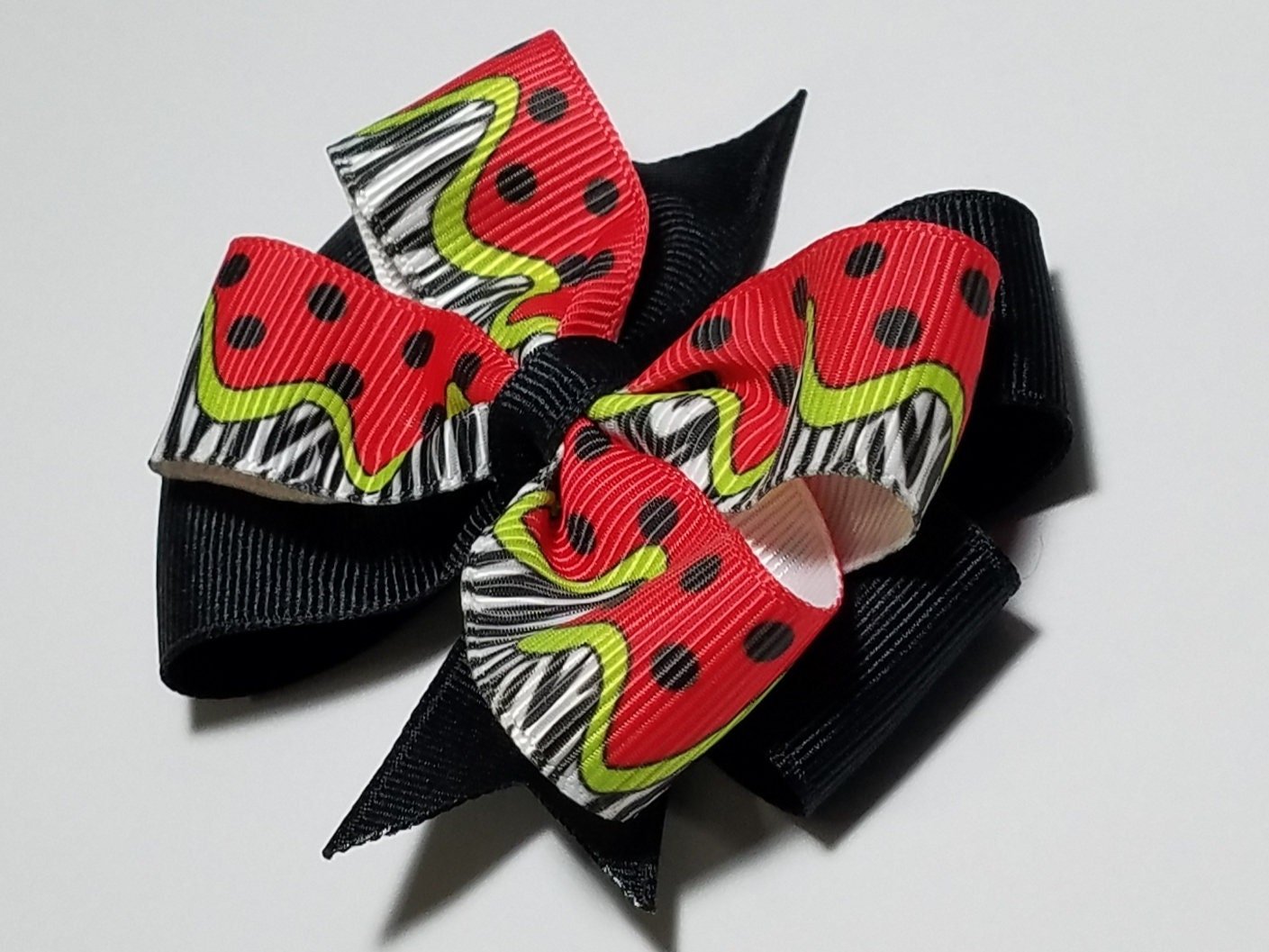 3.5" Zebra Polka Dot