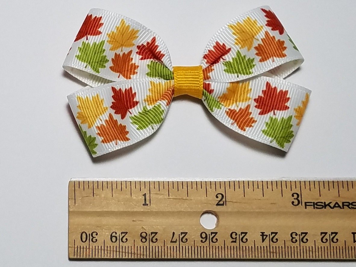 3" Fall Leaves 