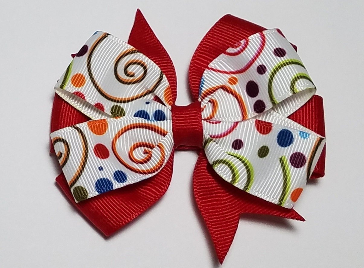 3.5" Rainbow Swirls 