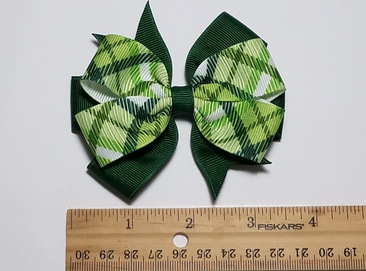 3.5" Green Plaid