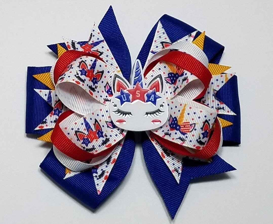 5" Unicorn Patriotic 
