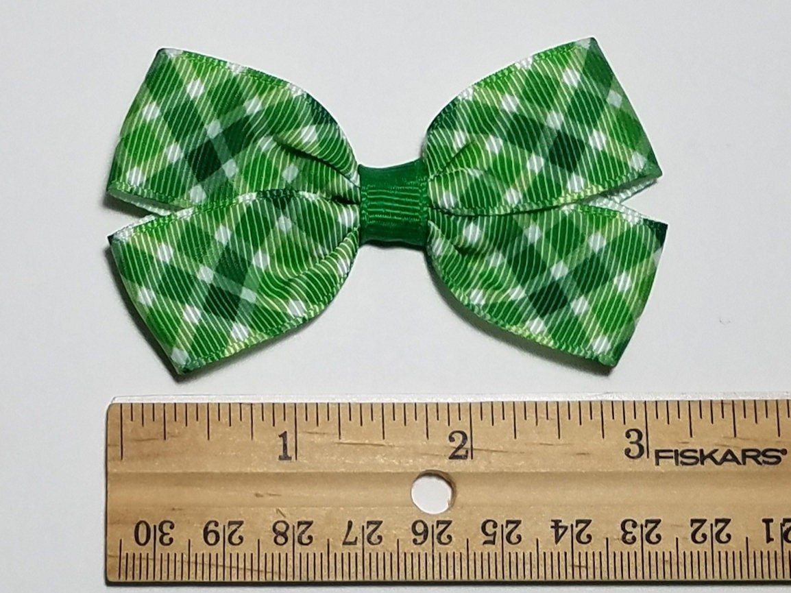 3" Green Plaid 