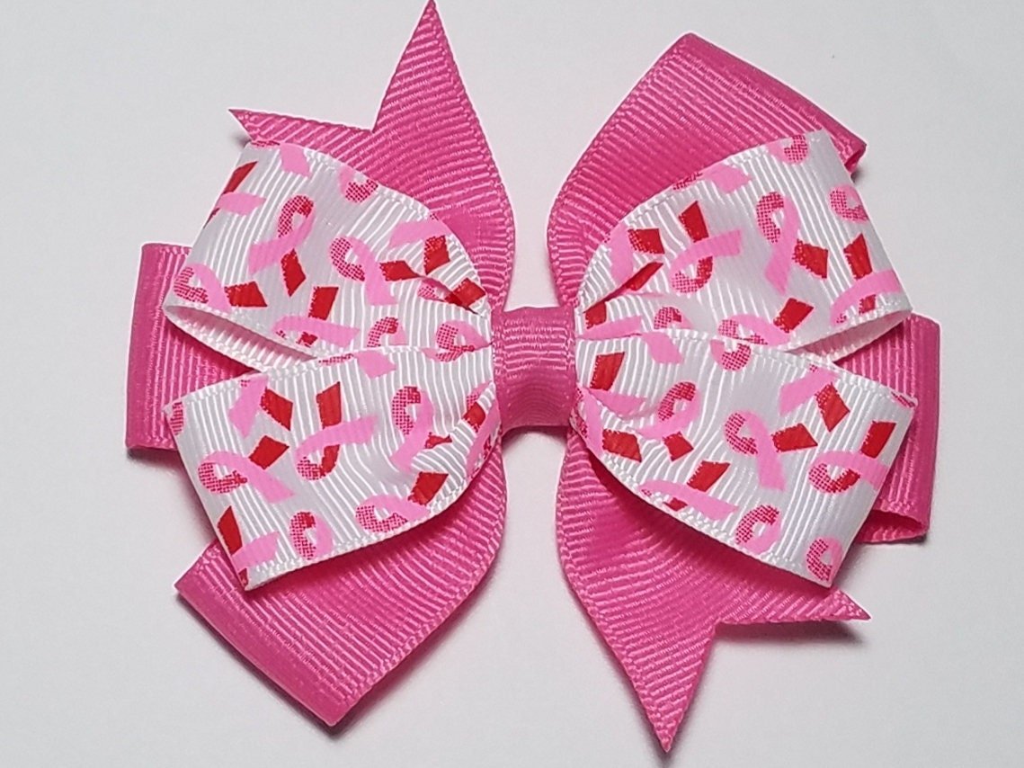 3.5" Pink & Red Awareness 