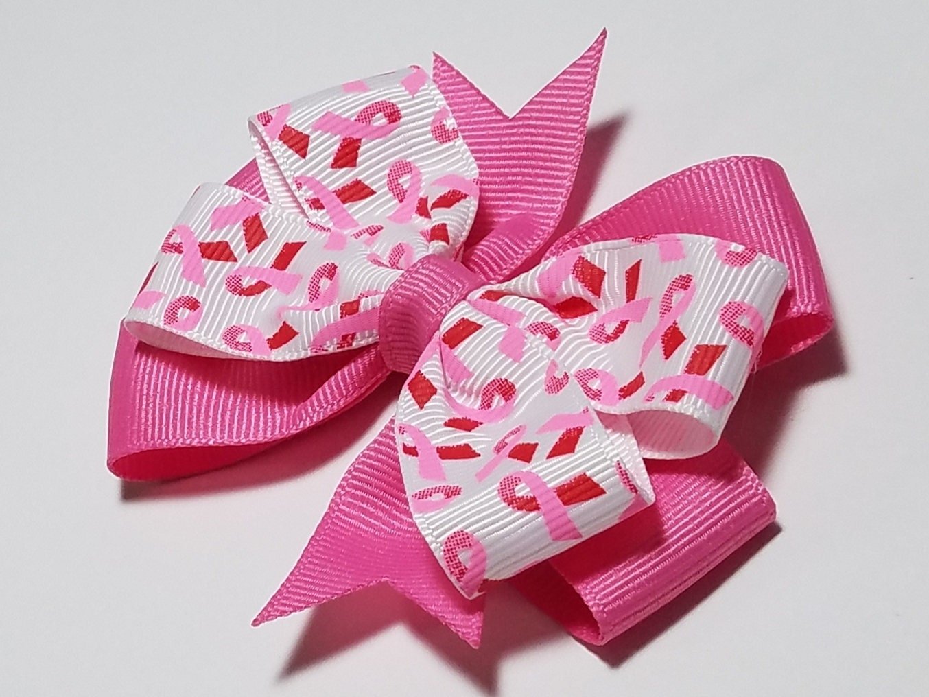 3.5" Pink & Red Awareness 