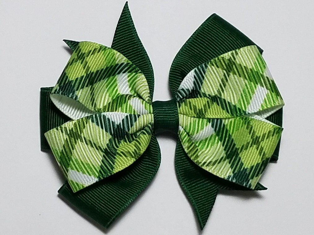 3.5" Green Plaid