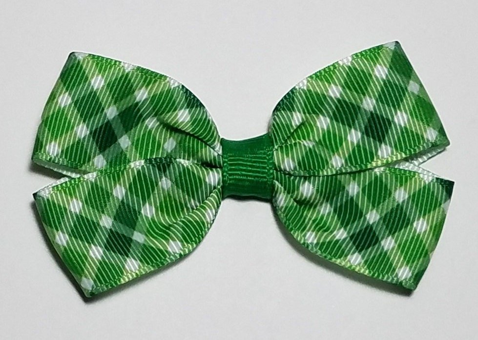 3" Green Plaid 