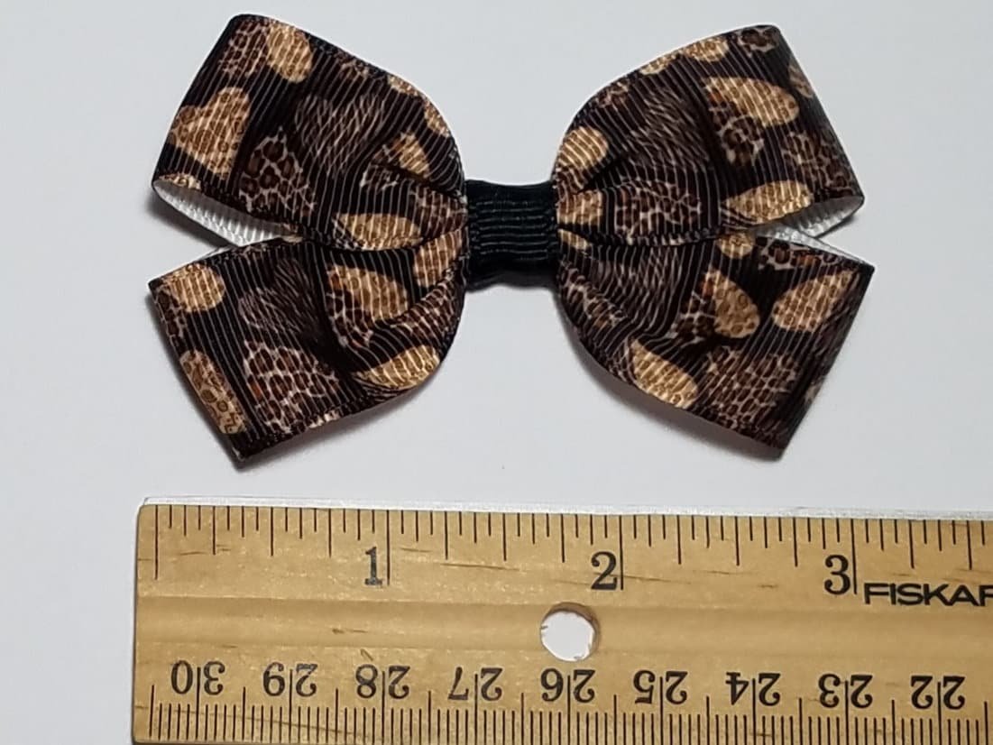 3" Animal Print Heart 