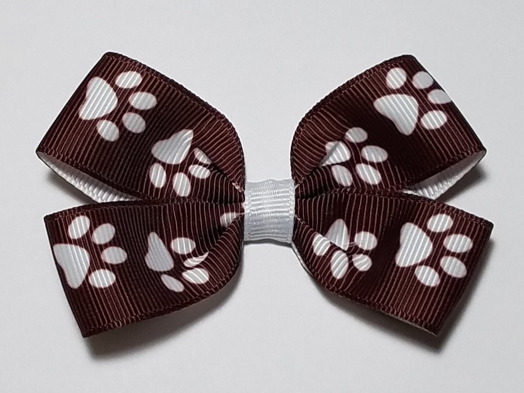 3" Maroon Paw Print 