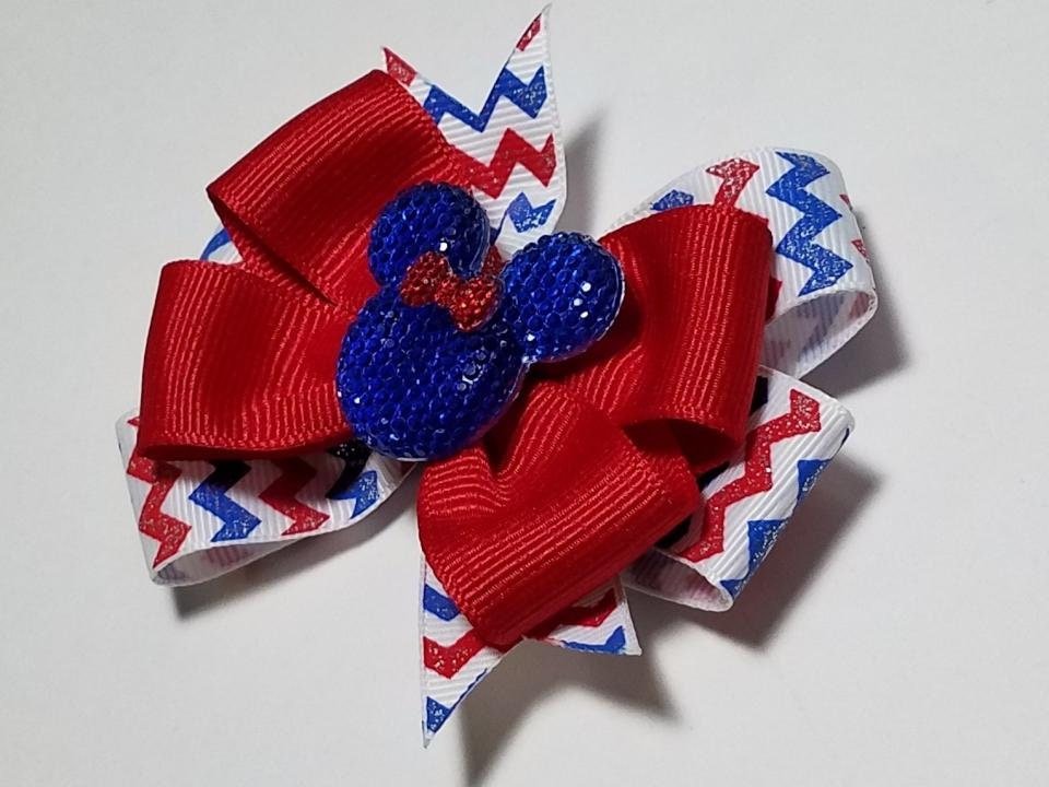3.5" 4th July Patriotic Chevron