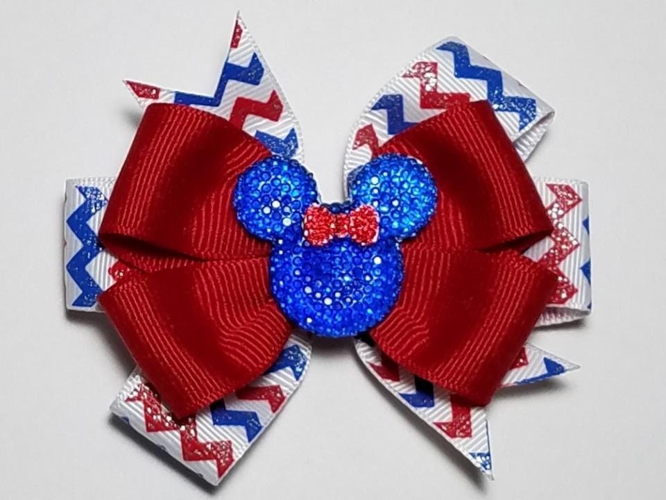 3.5" 4th July Patriotic Chevron