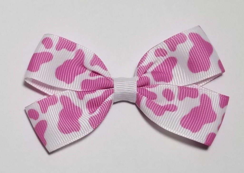 3" Pink Cow Print