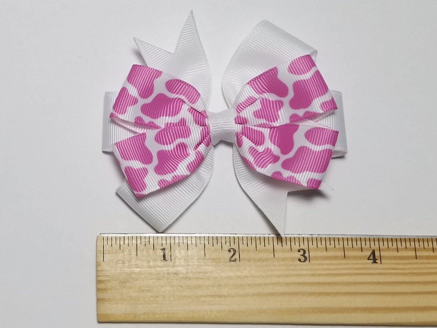 3.5" Pink Cow Print 