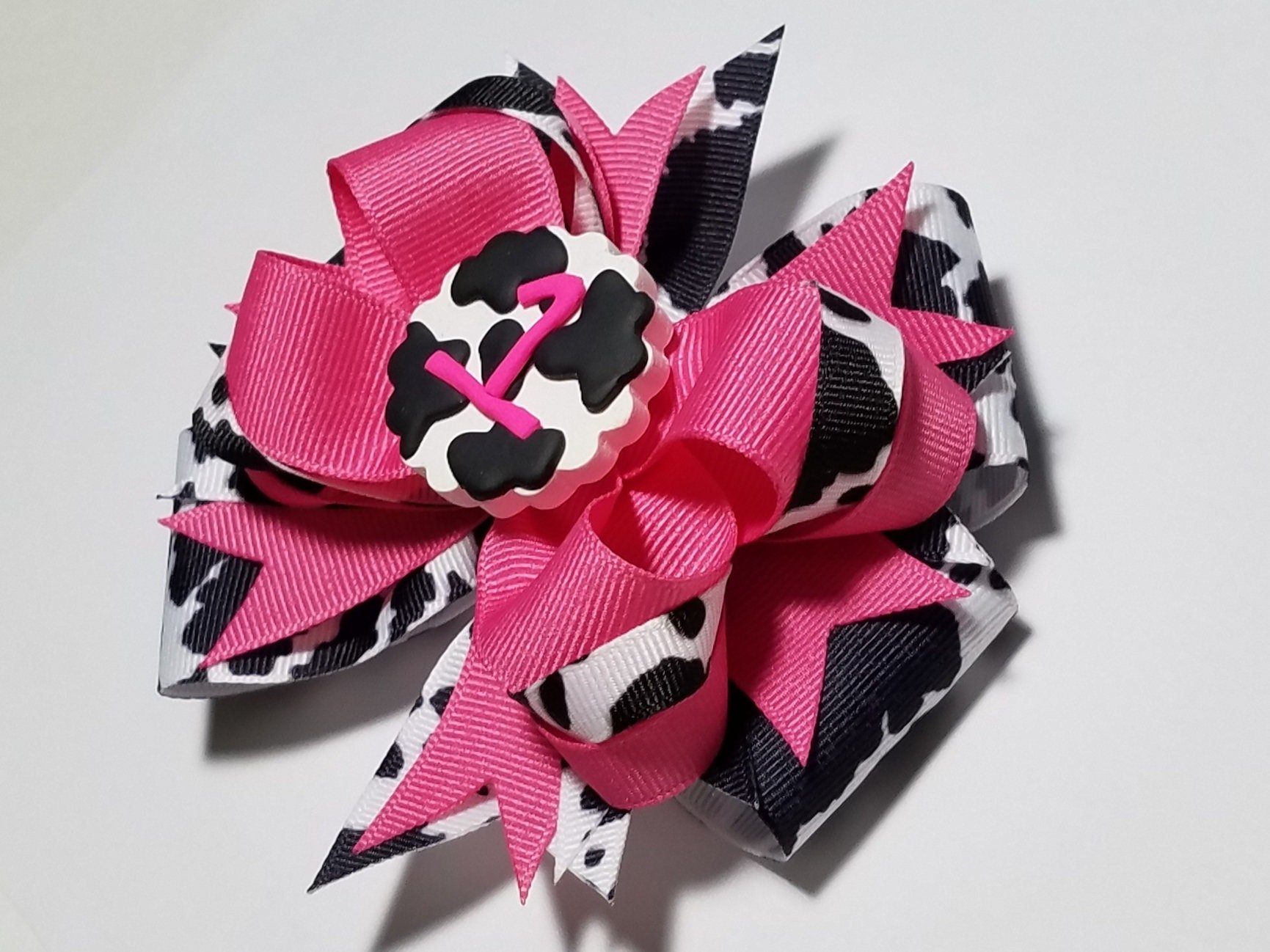 5" 1st Birthday Cow 