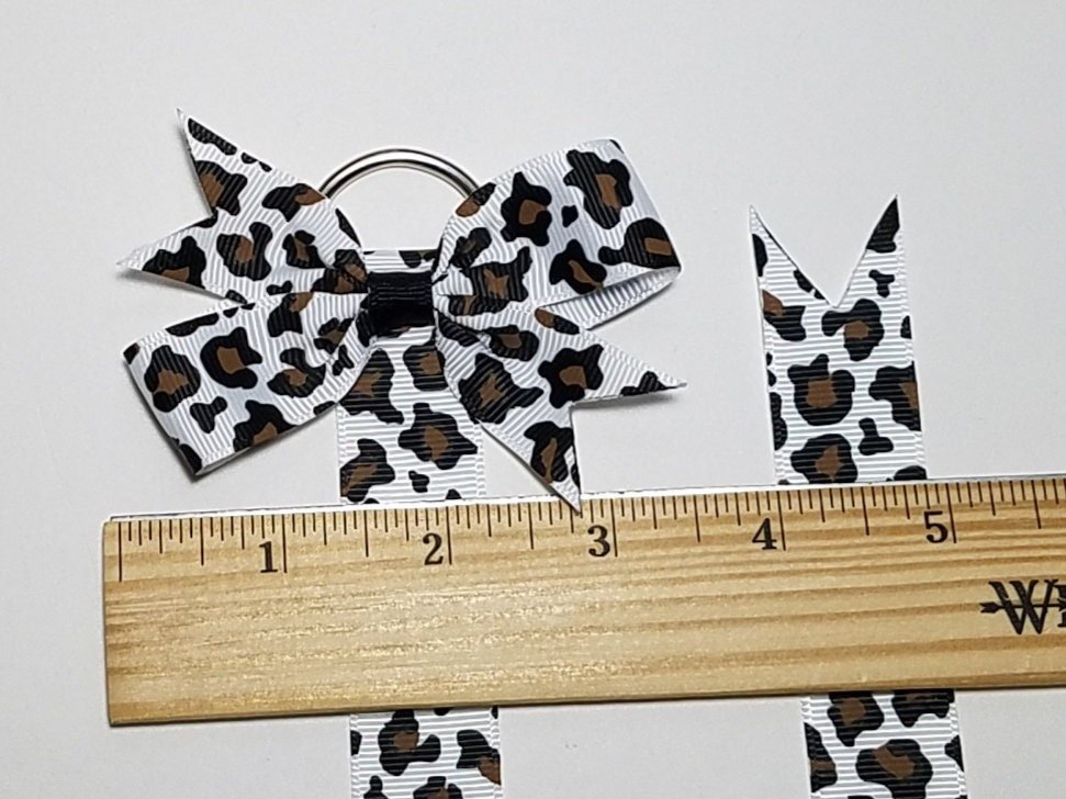 Leopard Ribbon Bow Holder