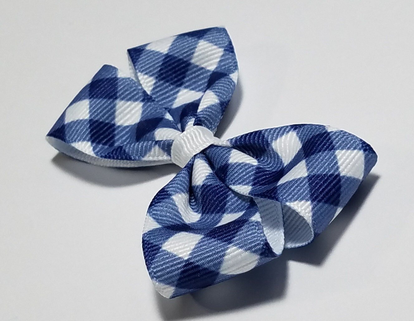 3" Blue Gingham 