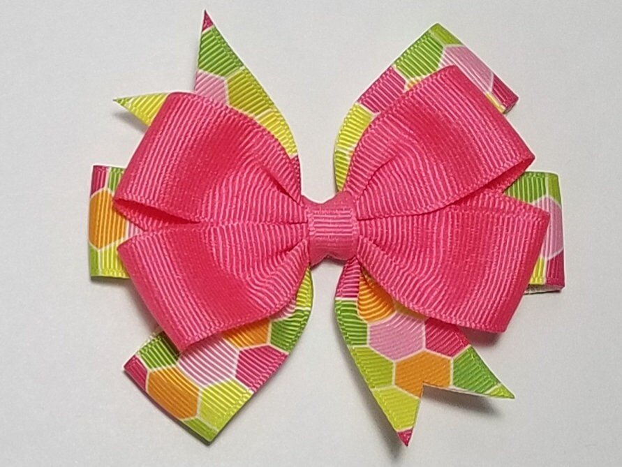 3.5" Neon Hexagon