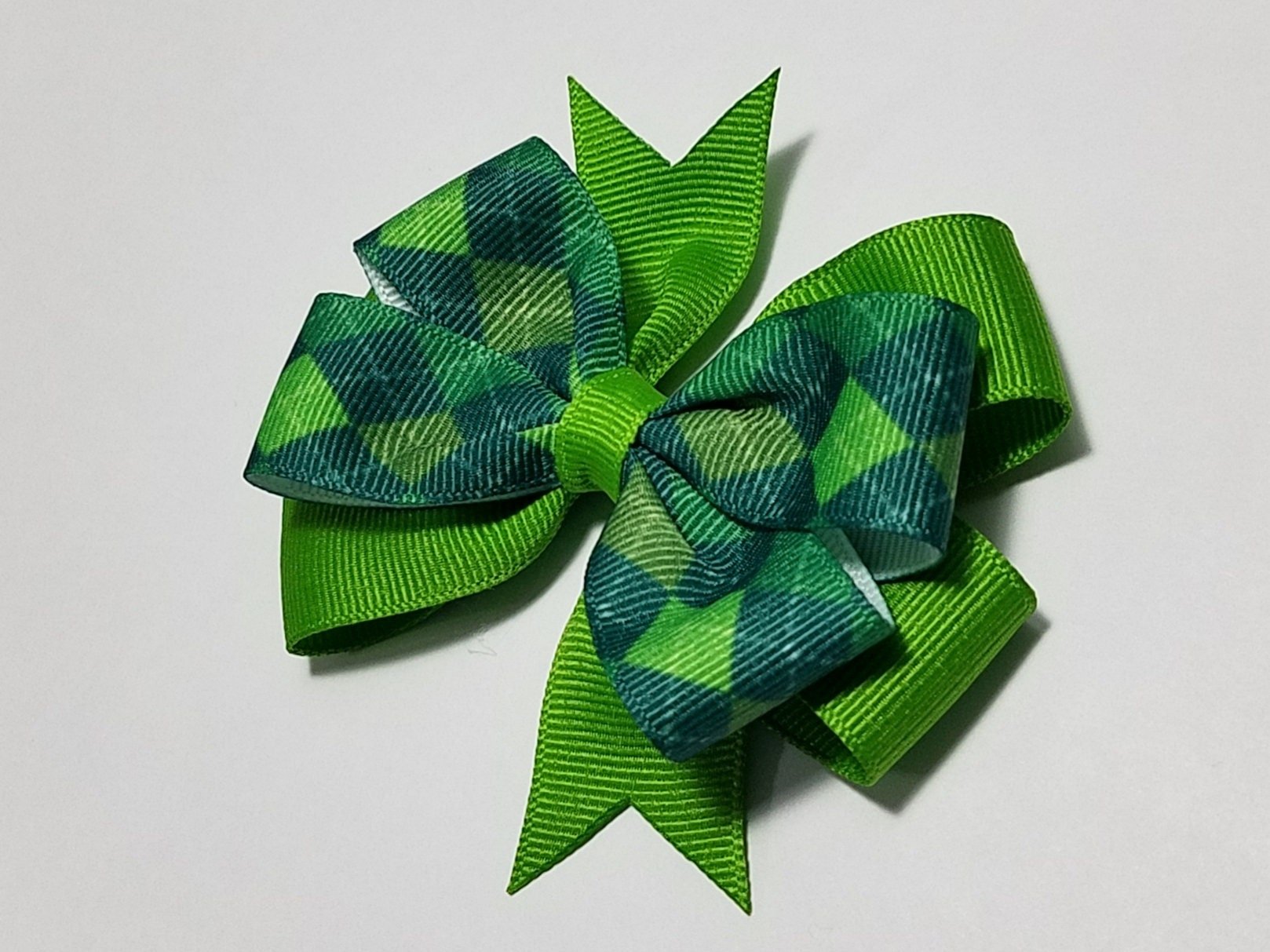 3.5" Green Argyle 