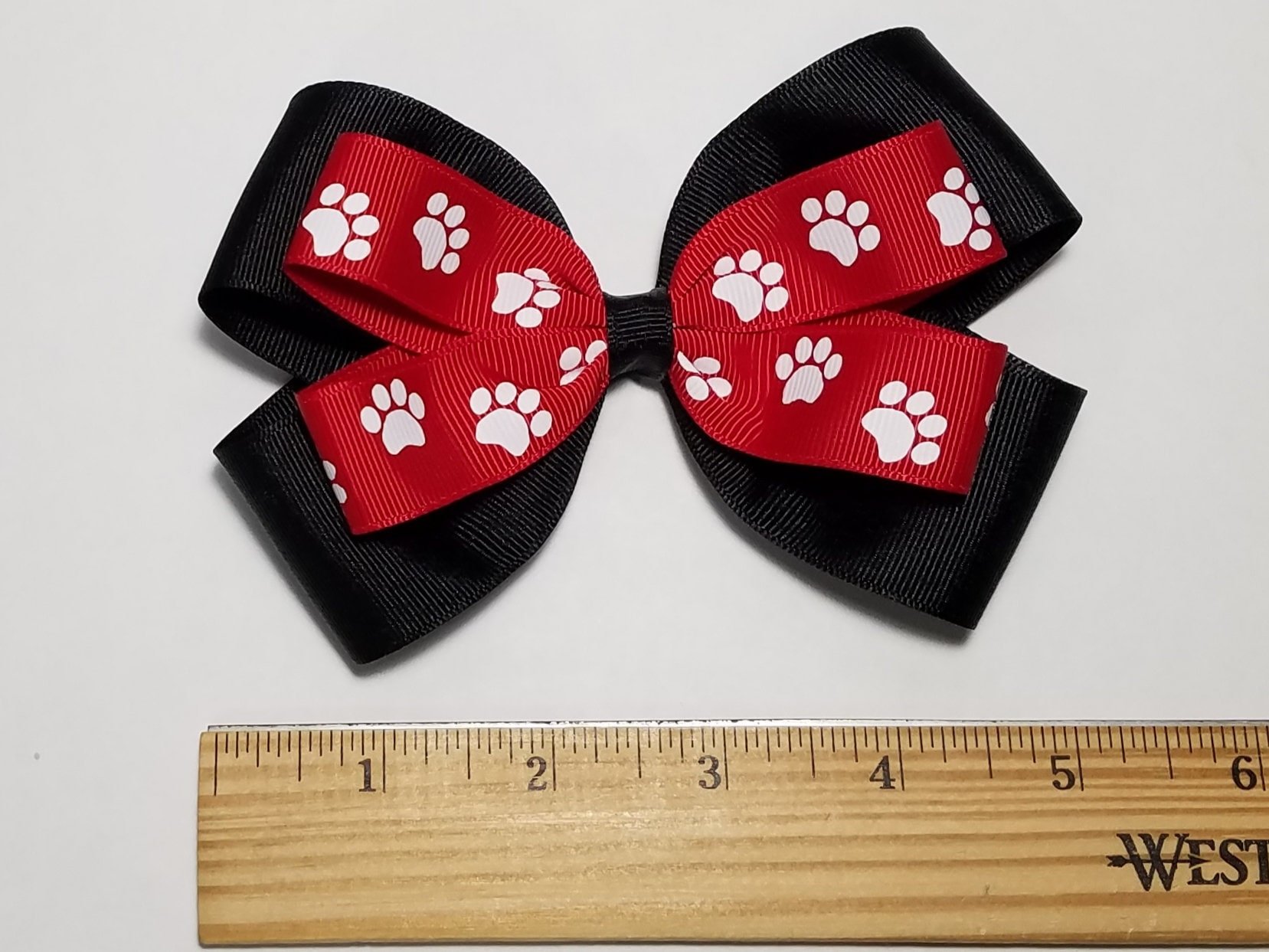 5" Red Paw Print 