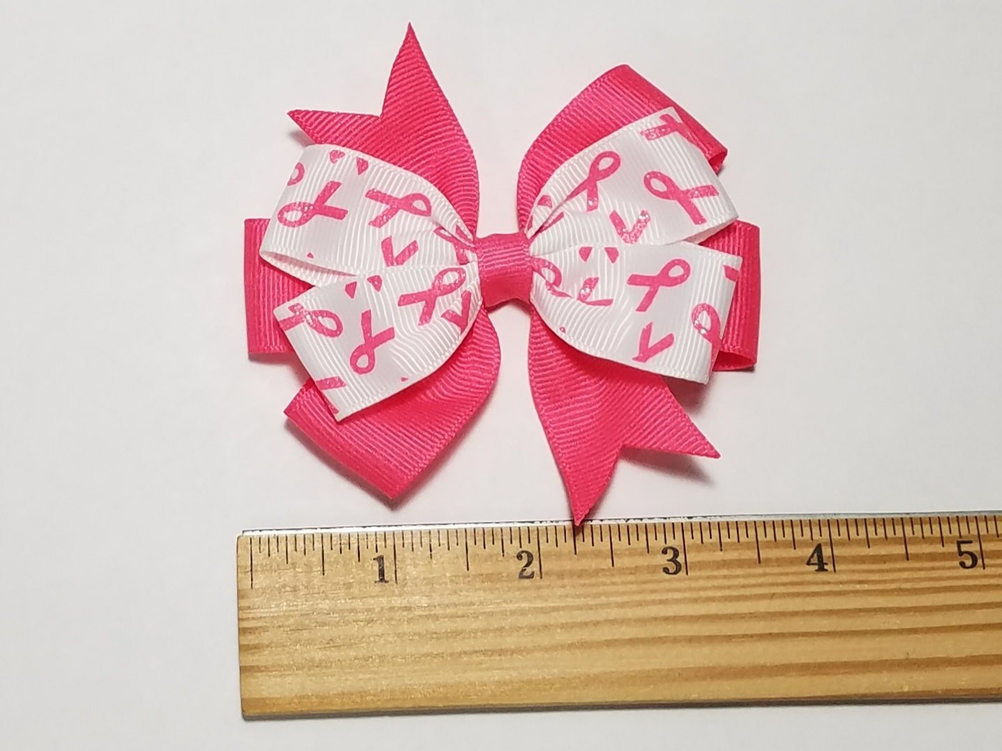 3.5" Pink Glitter Awareness