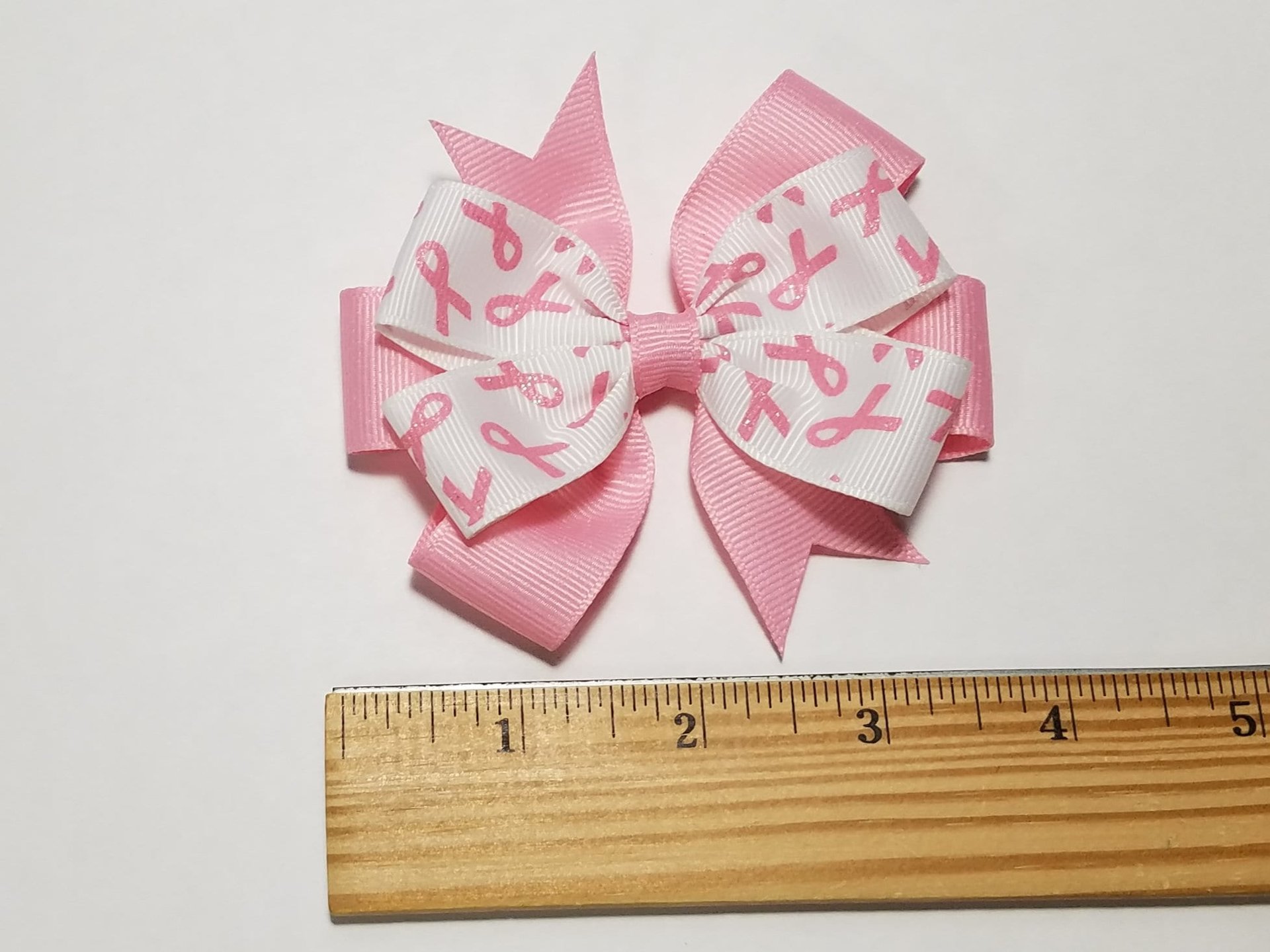 3.5" Pink Glitter Awareness