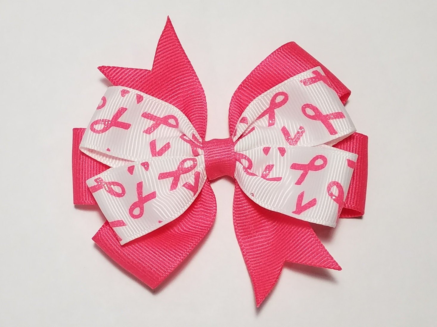 3.5" Pink Glitter Awareness