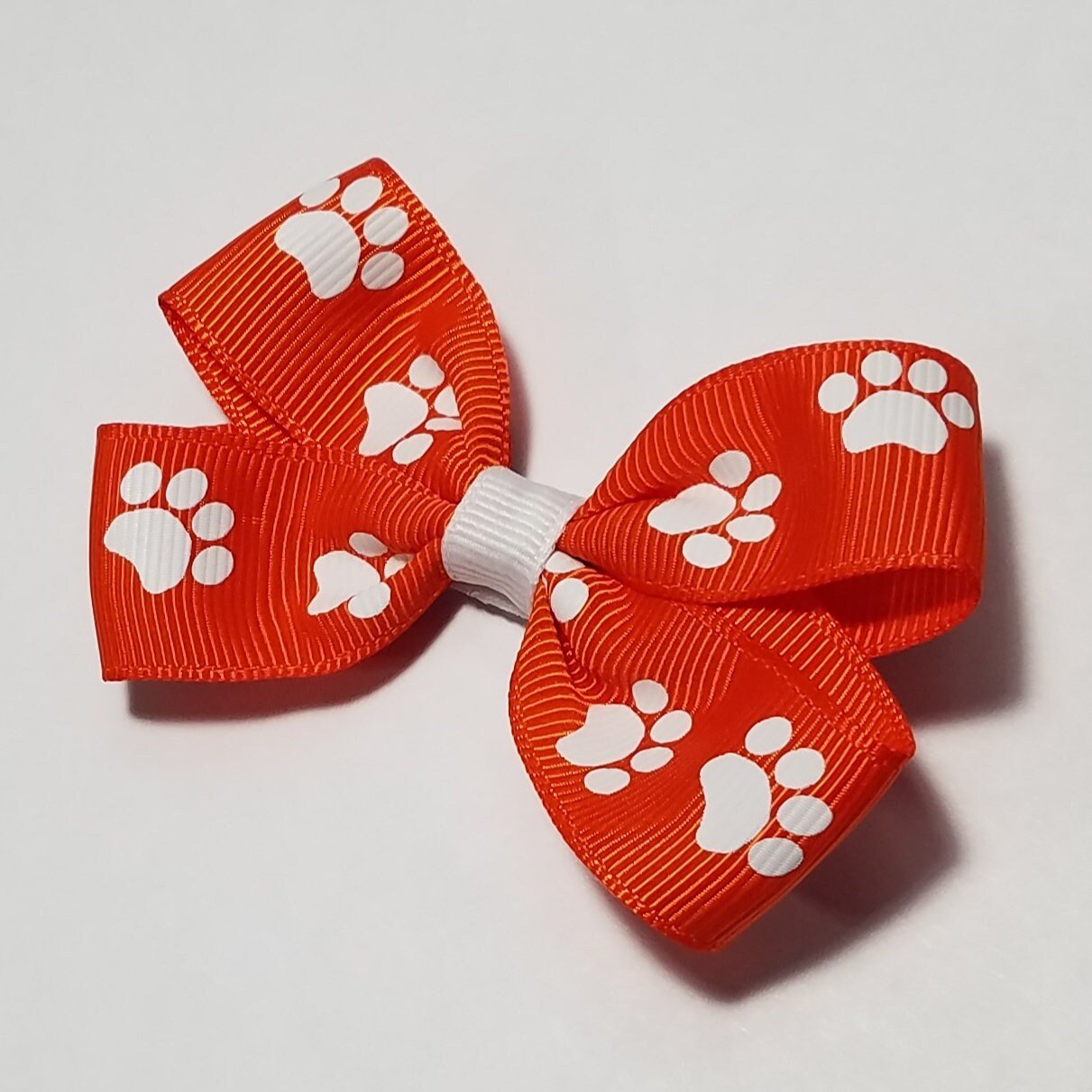3" Orange Paw Print 