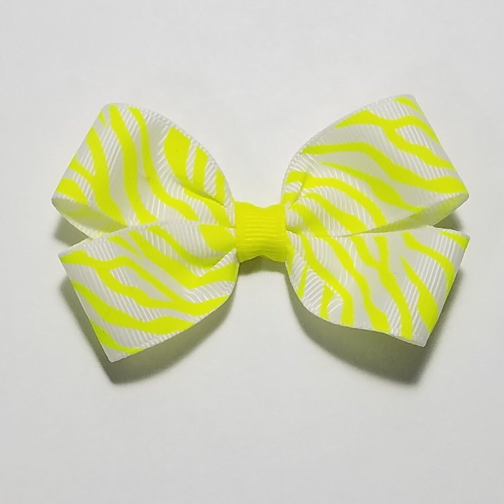 3" Neon Yellow Zebra