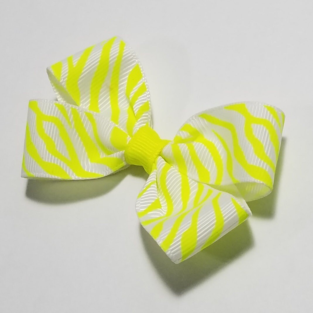 3" Neon Yellow Zebra