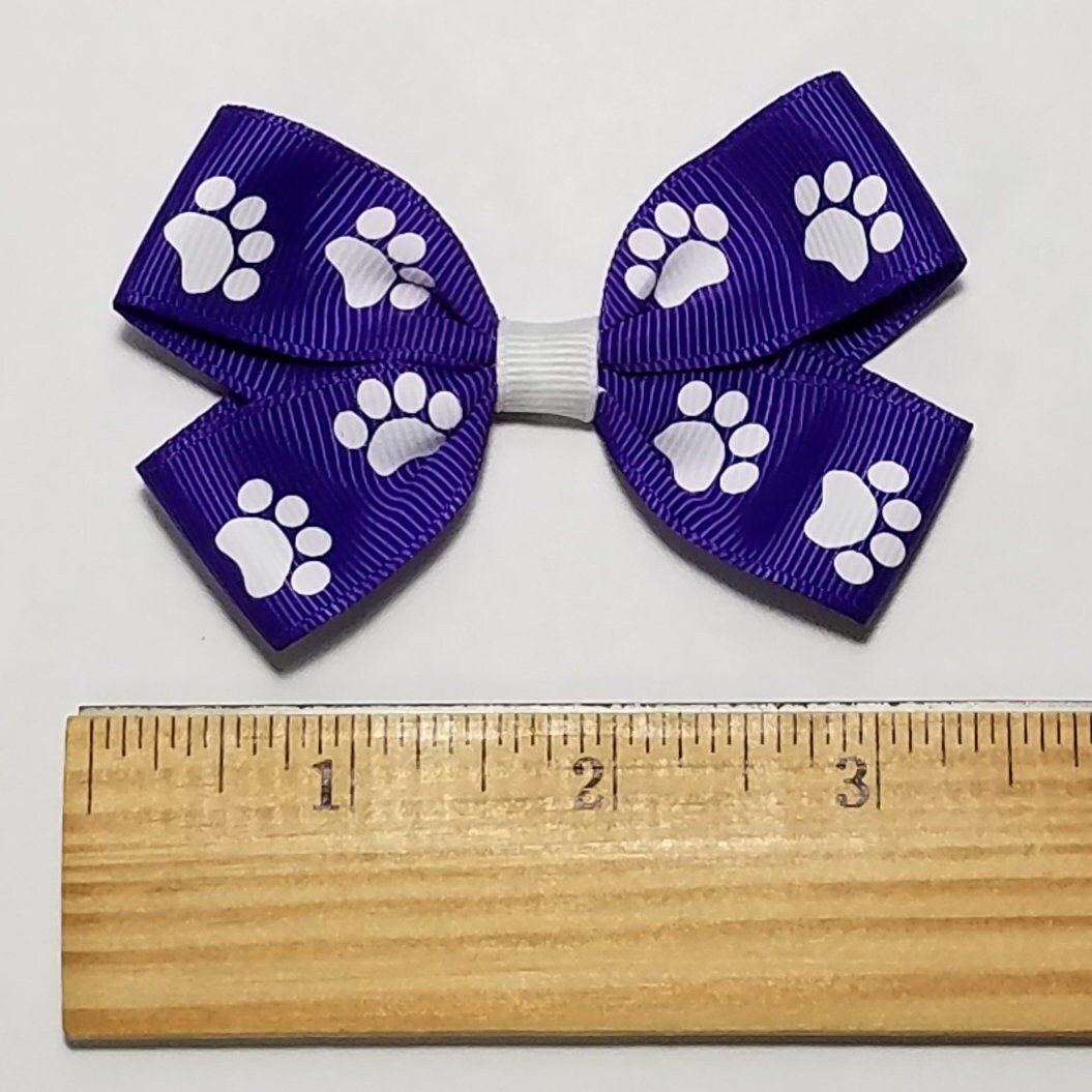 3" Purple Paw Print 