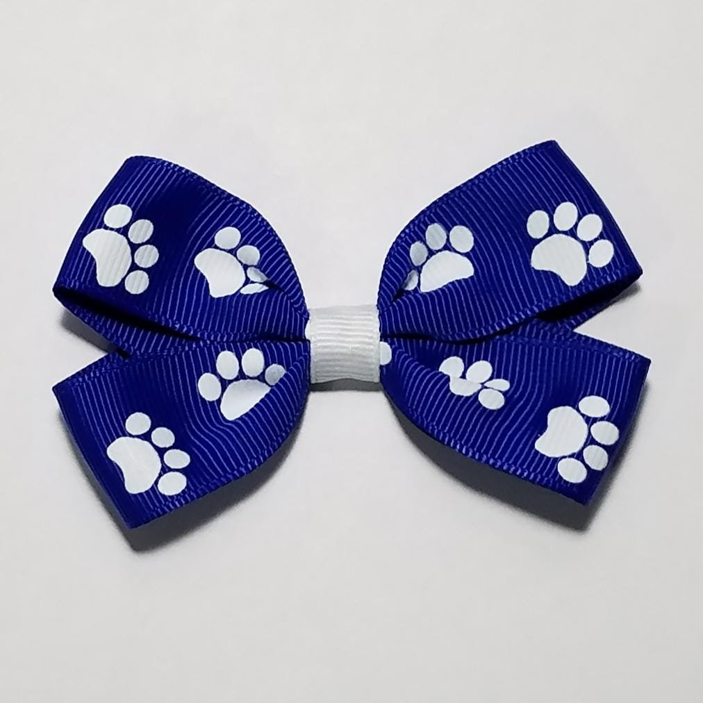 3" Royal Blue Paw Print 
