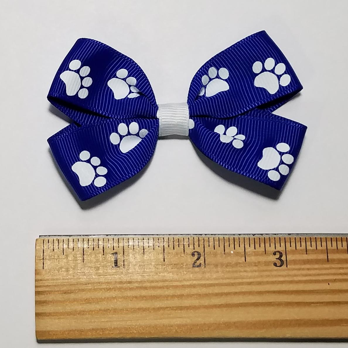 3" Royal Blue Paw Print 