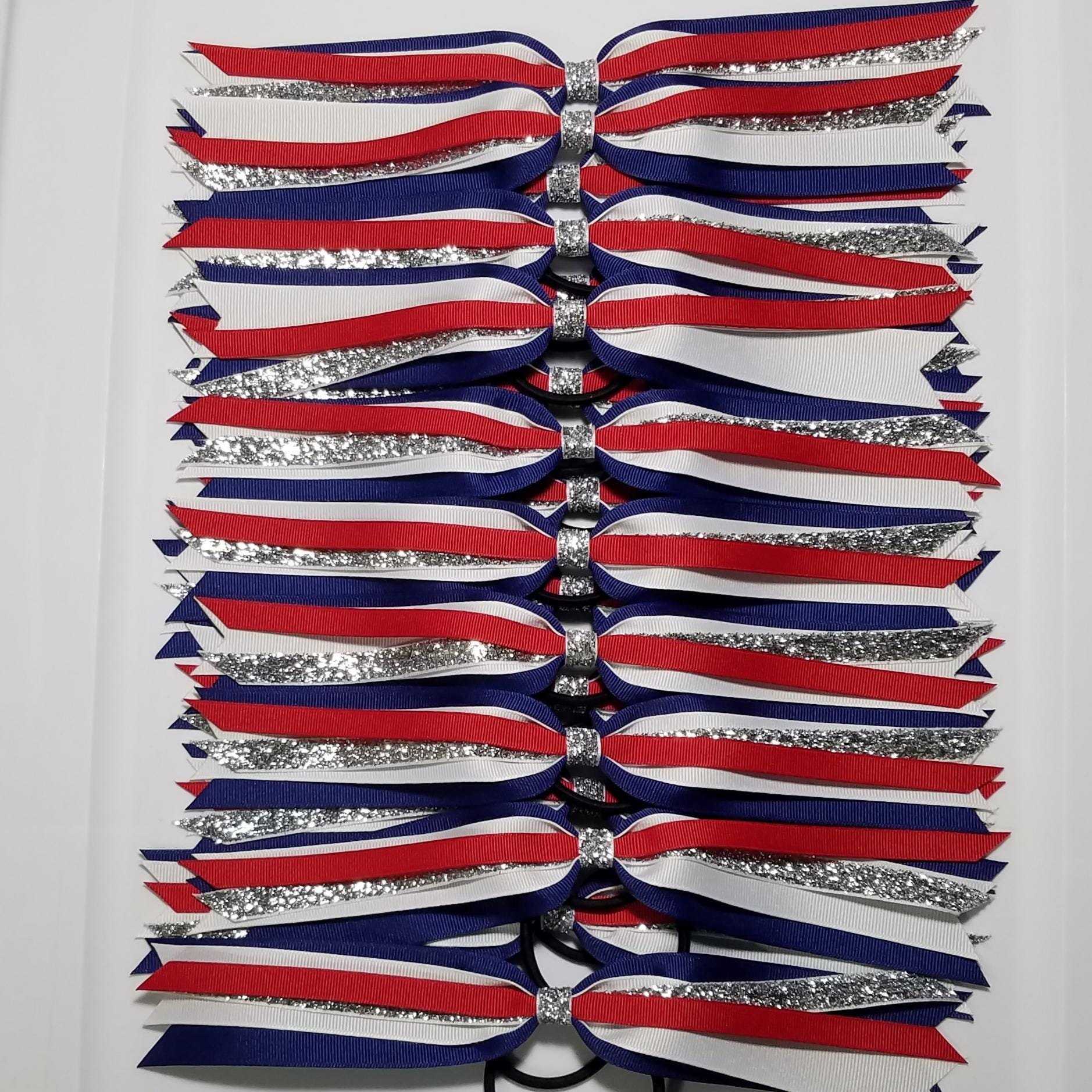 18 Piece Patriotic Glitter 