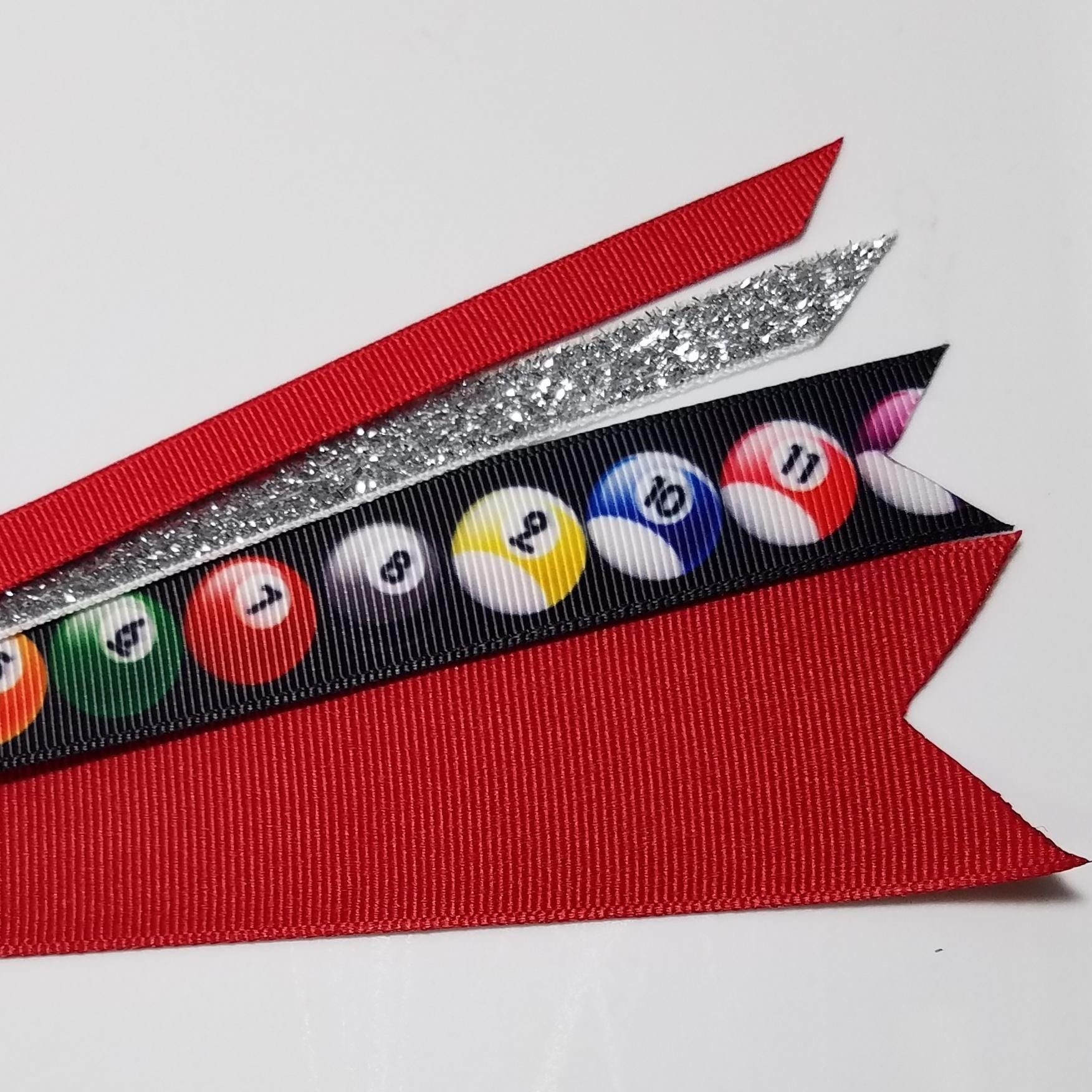 Billiard Balls Ponytail Streamer 