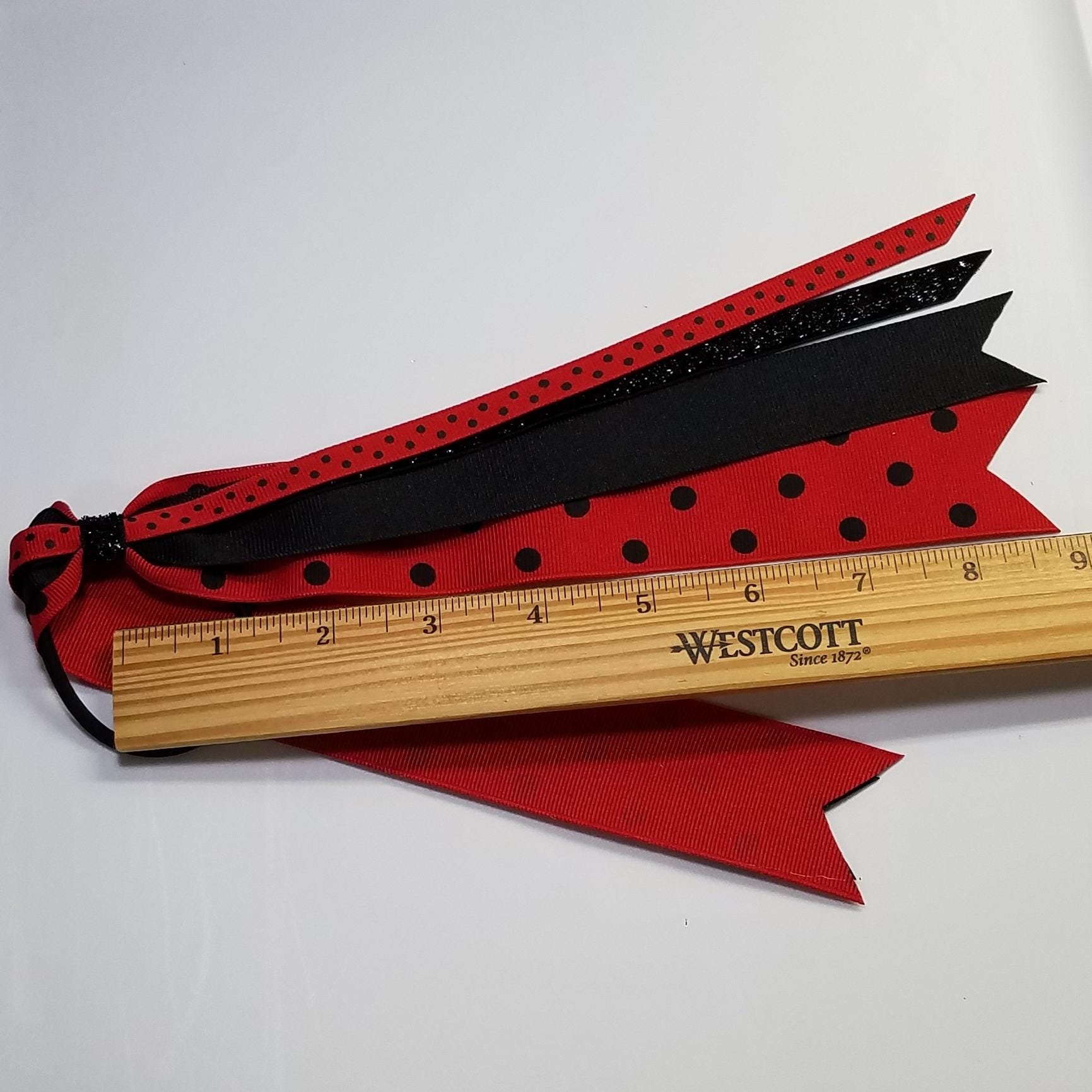 Black Red Polka Dot "Ladybug" 