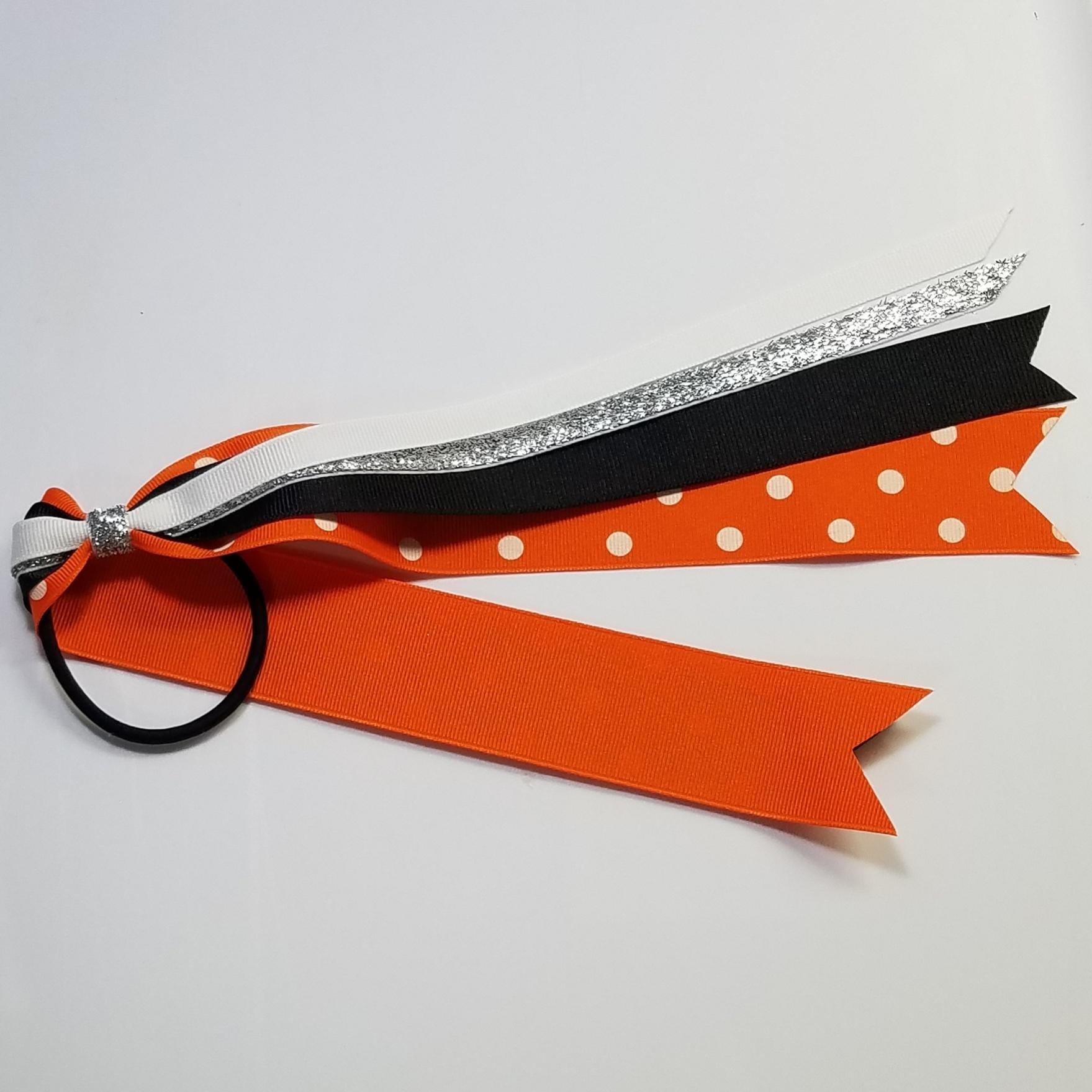 Orange Black Polka Dot 