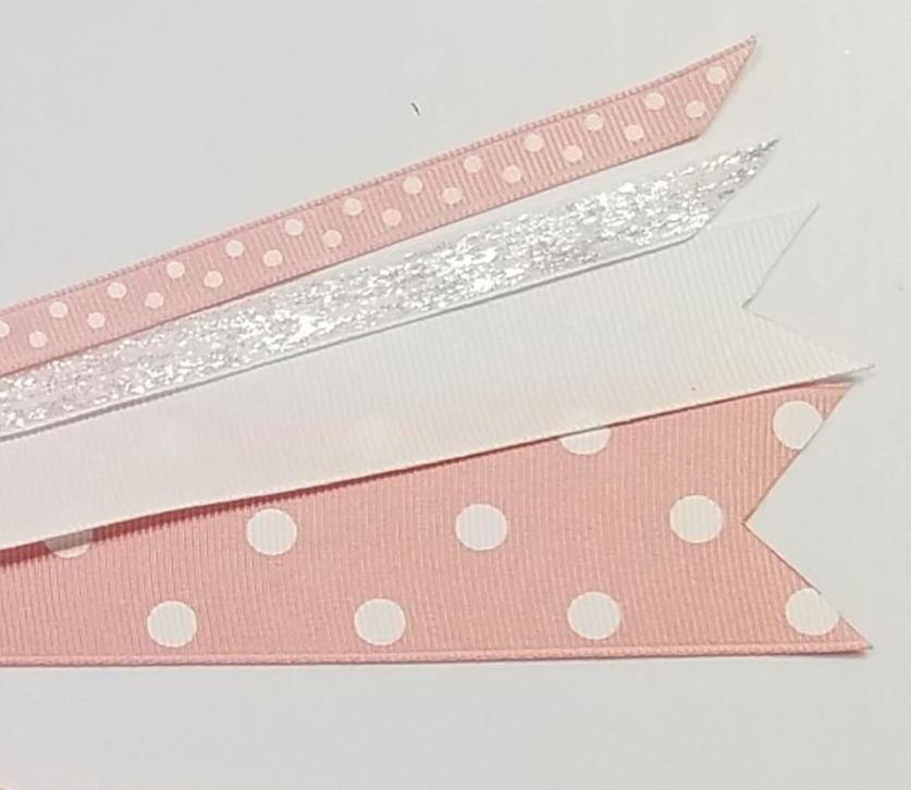 Pink White (Ballet Pink) Polka Dot 