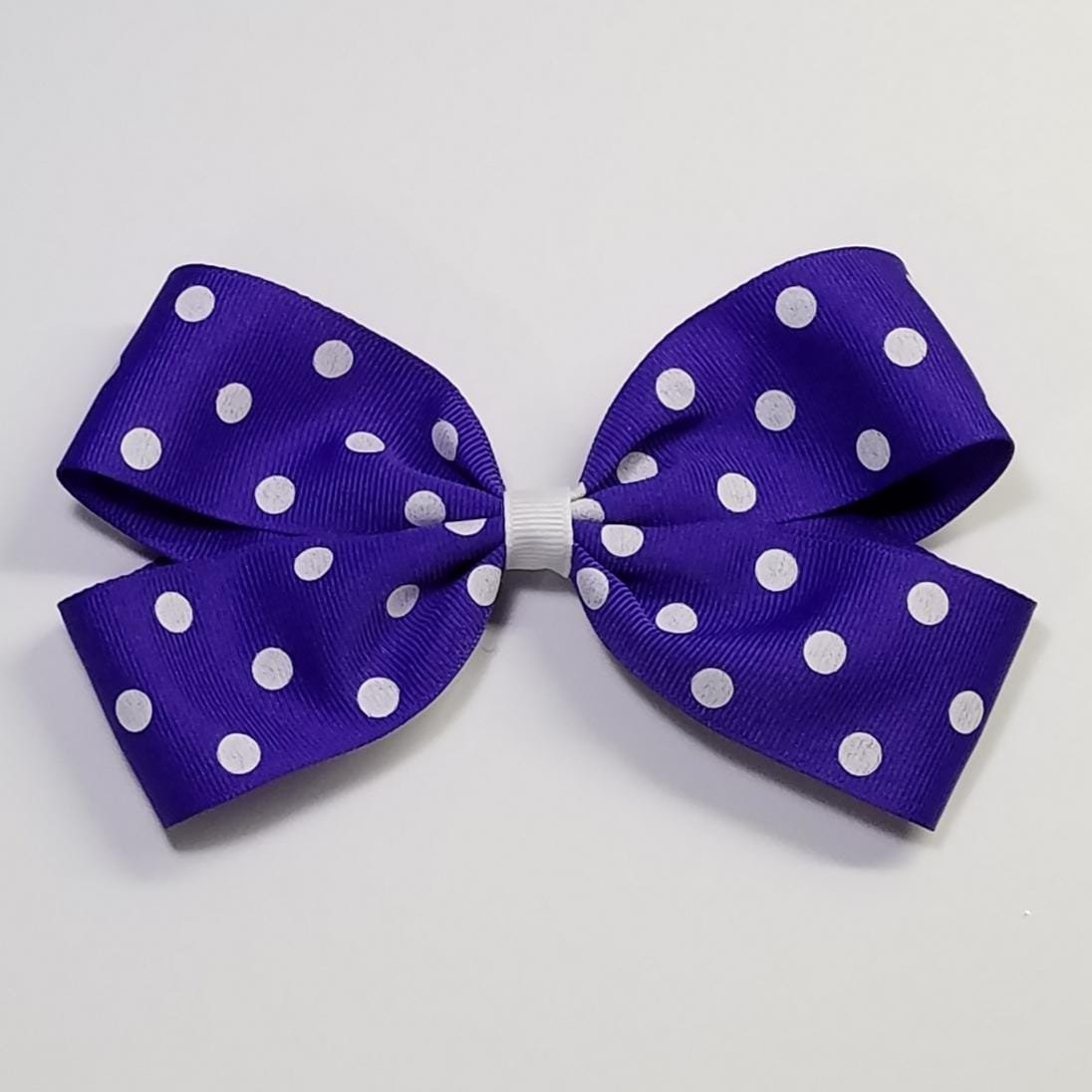 5" Purple Polka Dot 
