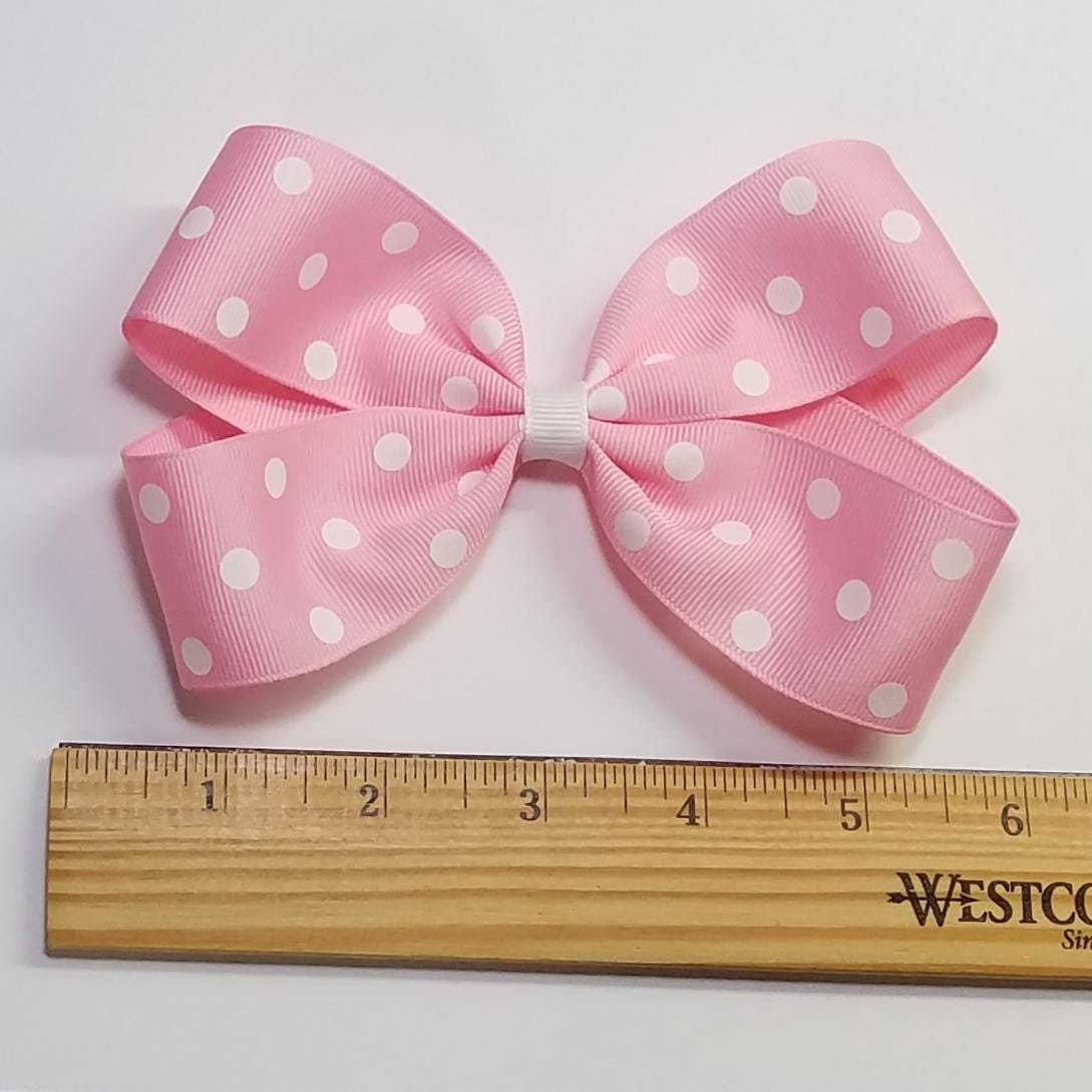5" Pink Polka Dot 