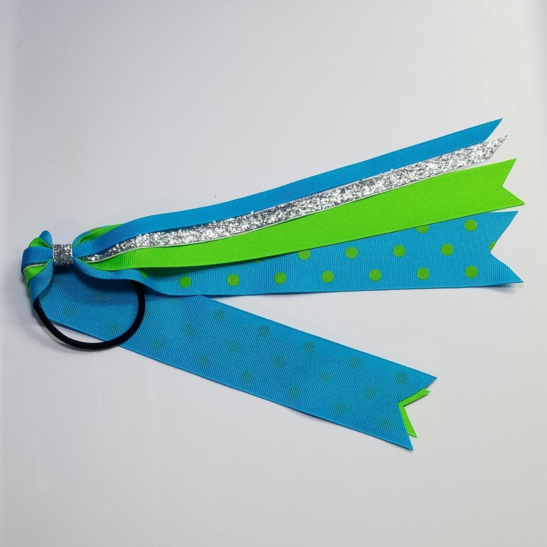 Blue Green Polka Dot 