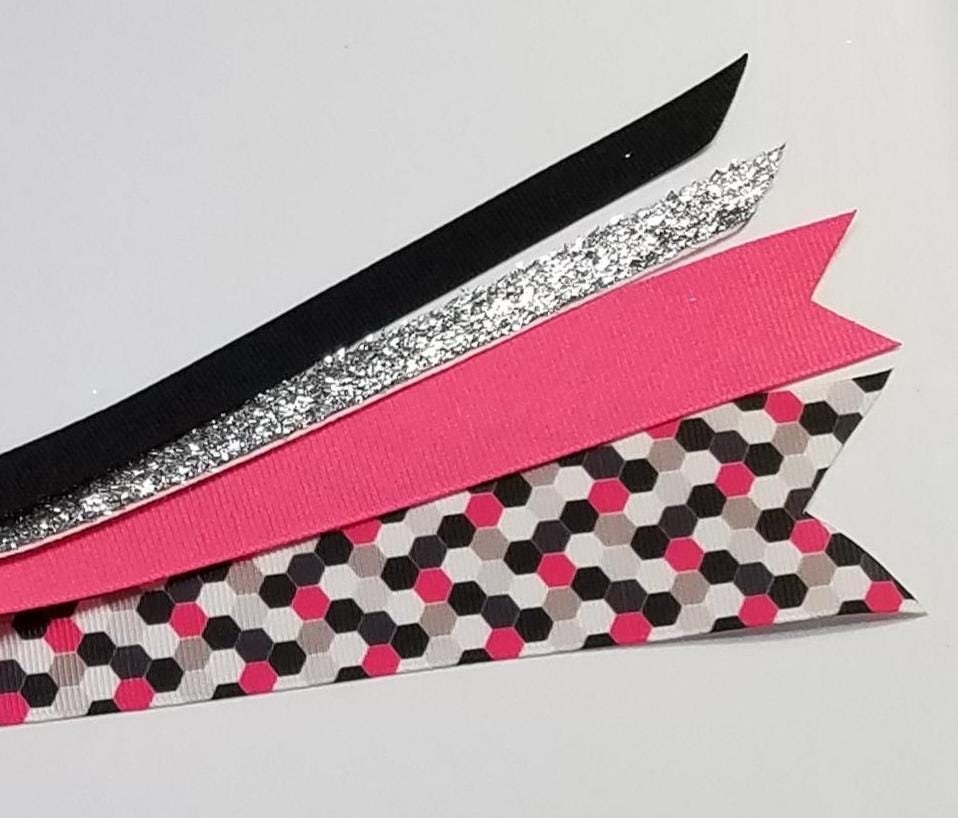 Pink Black Polka Dot 