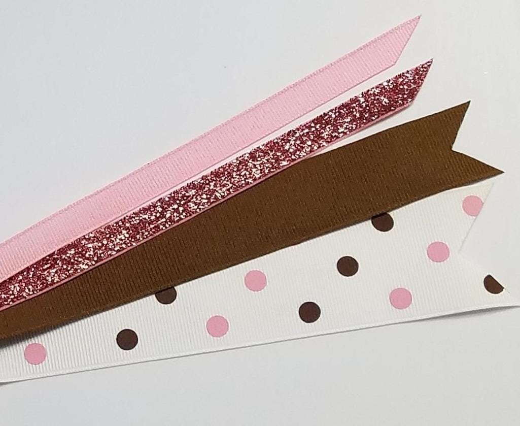 Pink Brown Polka Dot 