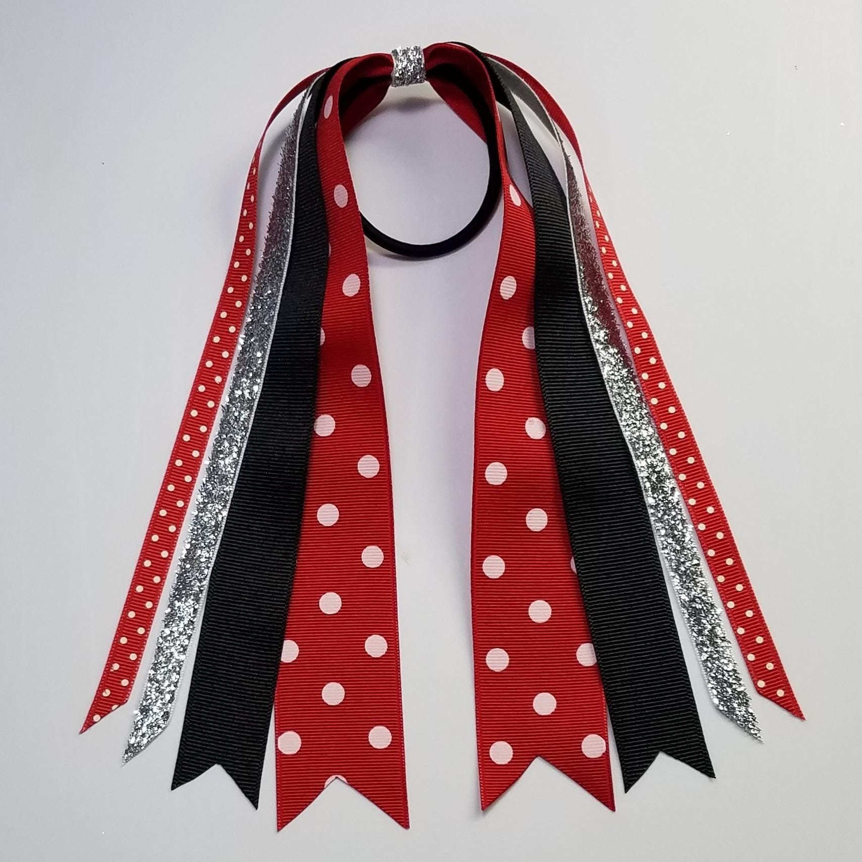 Red Polka Dot Black 