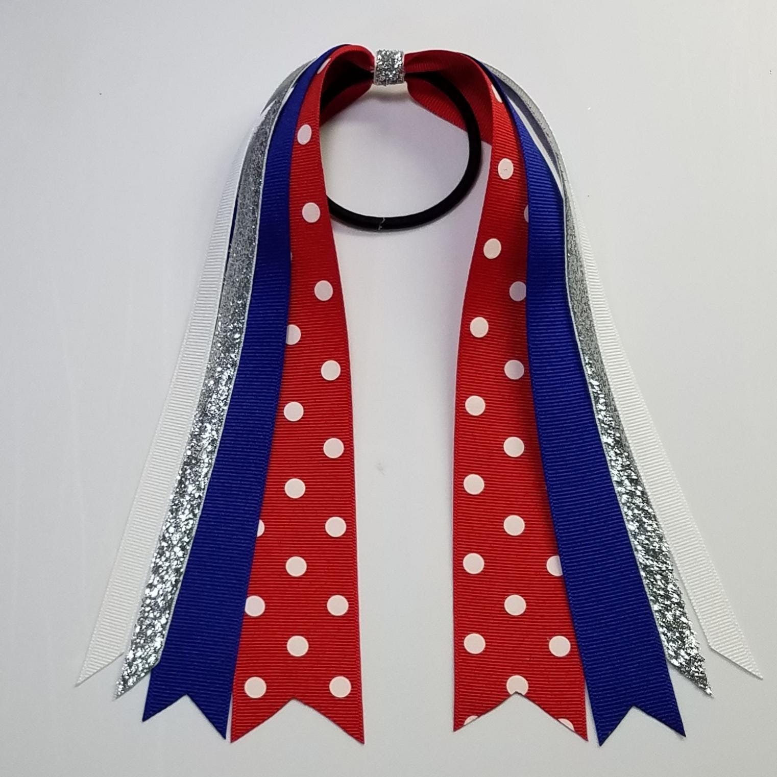 Red White Blue Polka Dot