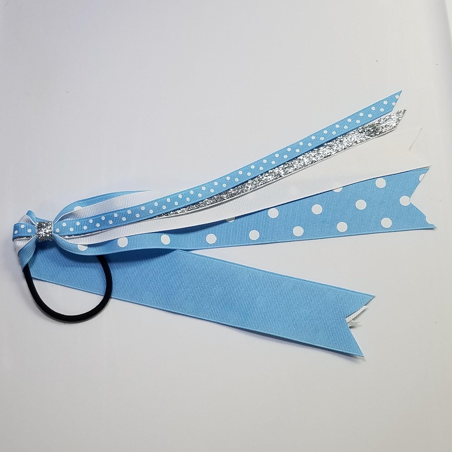 Blue White Polka Dot 