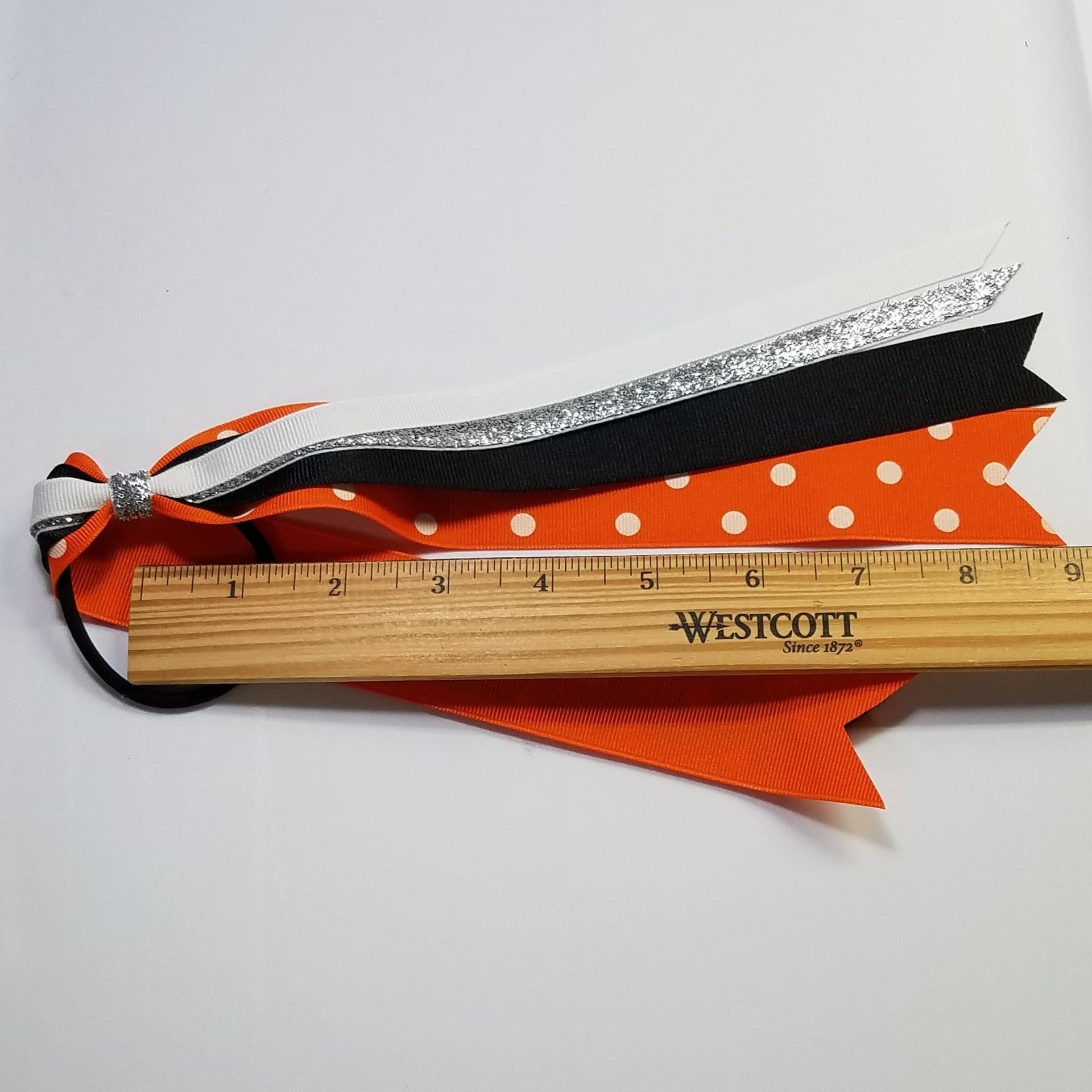 Orange Black Polka Dot 